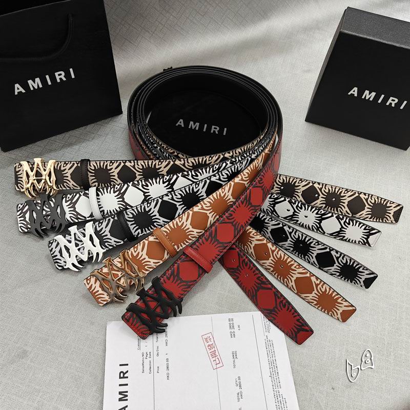 Amiri belt 38mmX90-125cm lb44